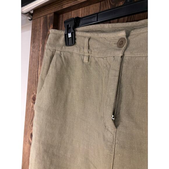 Poetry Tapered Leg Linen Trouser Pants Size 10 - Picture 4 of 11